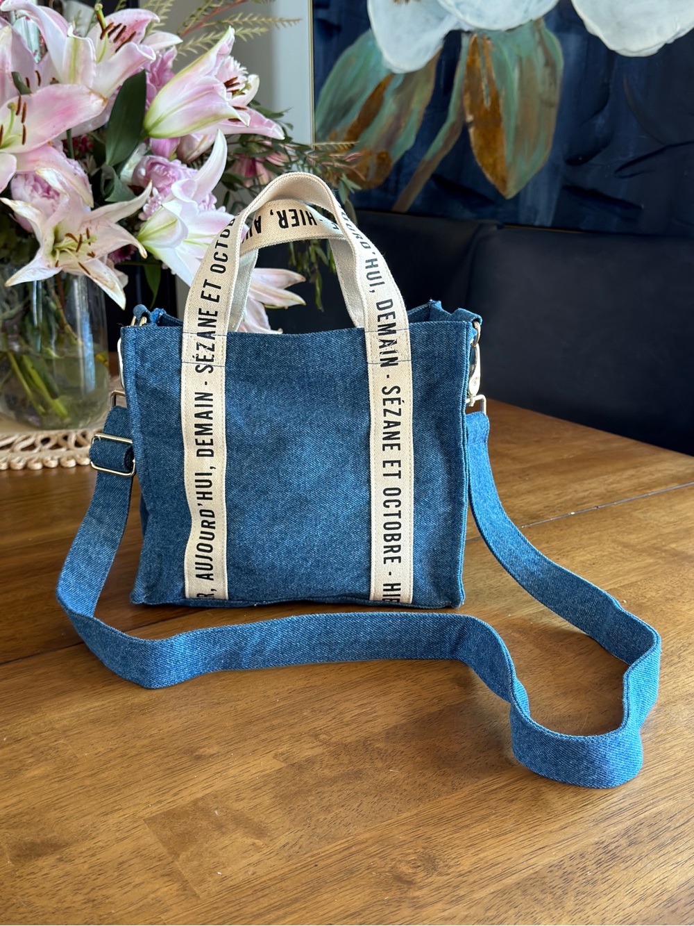SÉZANE Mini Shopping Bag | Denim